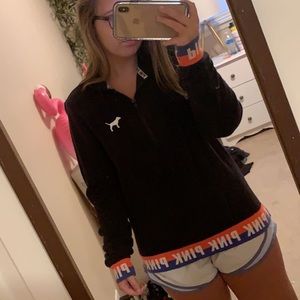 quarter zip up from pink